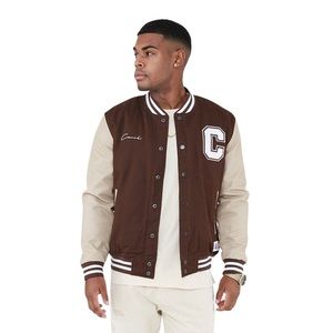 Carre Brown Varsity jacket bomber